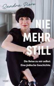 Sandra Pioro. Buchcover "Nie mehr still", Stieglerhaus